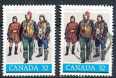 CANADA  1984  -    Canadian Air Force -  FINE  MINT and USED
