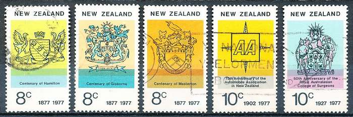 NEW ZEALAND   - 1977  Anniversaries    SET  -    FINE USED