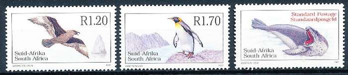 RSA -  1997  - Antarctic Fauna  SET  - FINE  MINT