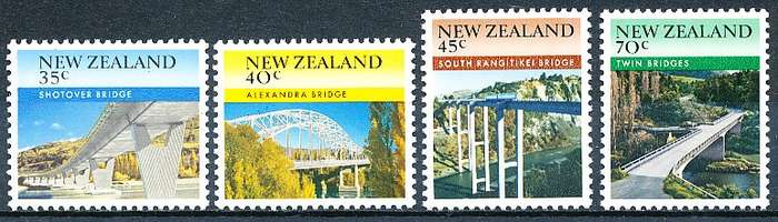 NEW ZEALAND   - 1985   Bridges of New Zealand   -     FINE MINT