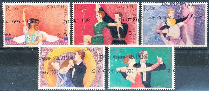 RSA -  2003  -  Dances   SET  - FINE  POSTALLY  USED