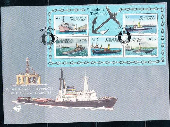 RSA -  1994  - Tugboats -    F/D  COVER - FINE  ITEM