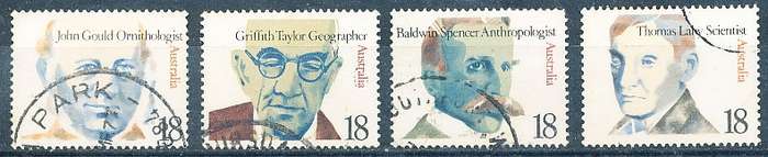 AUSTRALIA  1976 -    Famous Australians   SET -   FINE USED