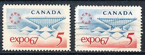 CANADA  1967  -   World Fair, Montreal   -   MINT and USED