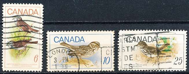 CANADA  1969  -    Birds FULL SET  -  FINE   USED