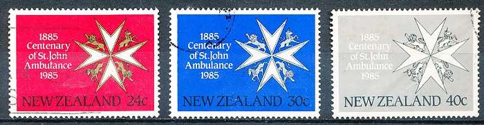 NEW ZEALAND   - 1985    Saint John Ambulance    -     FINE USED