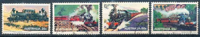 AUSTRALIA  1979 -   Steam Locomotives SET  -   FINE  USED