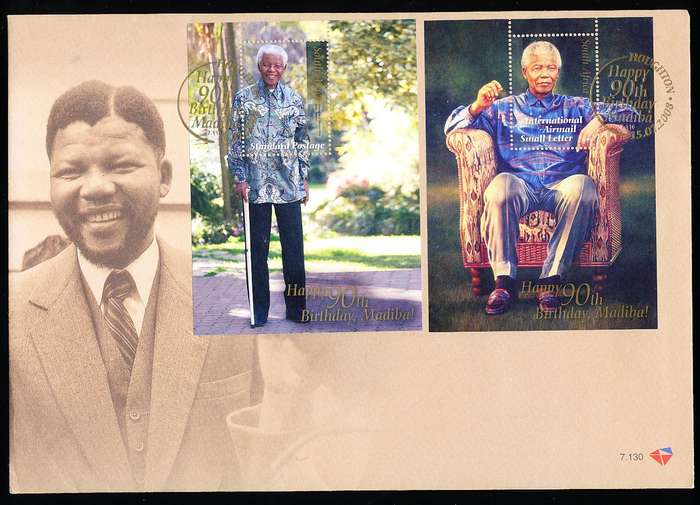 RSA -  2008 -  Nelson Mandela   F/D  COVER - FINE  ITEM
