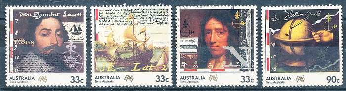 AUSTRALIA  1985 -  Colonization of Australia  SET  -   FINE  USED