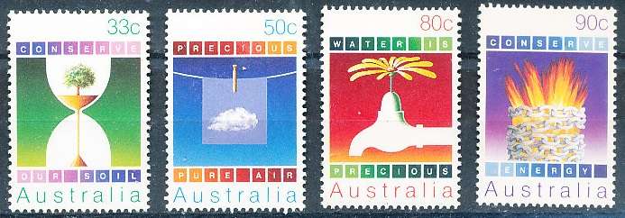 AUSTRALIA  1985 -  Environment Protection   SET  -   FINE  MINT