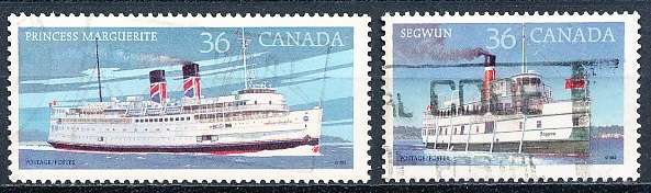 CANADA  1987  -   Canadian Steamships   FULL  SET -  FINE  USED