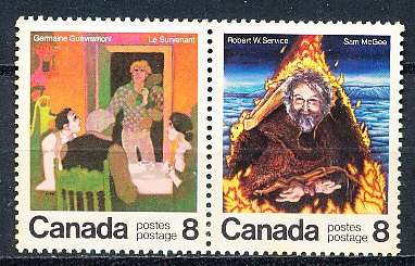 CANADA  1976  -  Canadian Writers   FULL  SET -   FINE  MINT