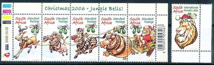 RSA  - 2006  -   Christmas CONTROL  SET   - FINE  MINT