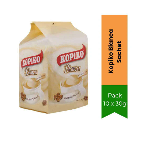 Kopiko Blanca Creamy Coffee Mix 10x30g
