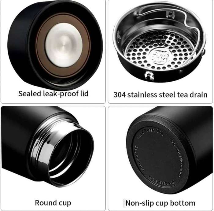 Smart Vacuum Insulated Water Bottle with Automatic LED Temperature Display