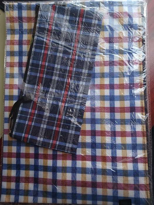 Vintage Checkered Book Bag and Pencil Bag