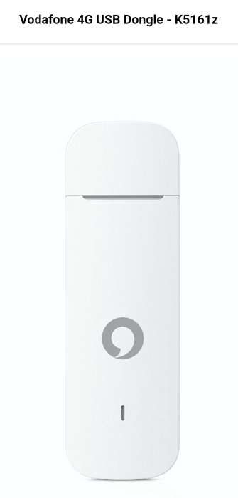 Vodafone Mobile Broadband 4G LTE USB Stick K5161z