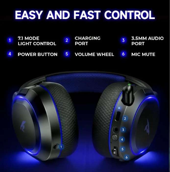 Picun Valorise UG-08S Wireless RGB Gaming Headset