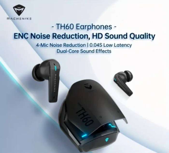 MACHENIKE TH60 Wireless Headset - Black