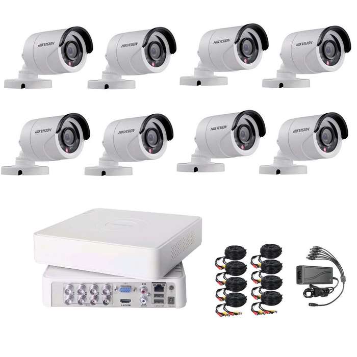 Hikvision 720P HD 8 Channel Turbo HD CCTV DIY Kit