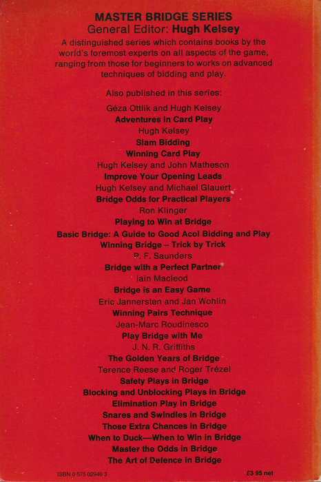 Ron Klinger - Bridge Without Error