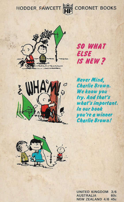 You're a winner, Charlie Brown
