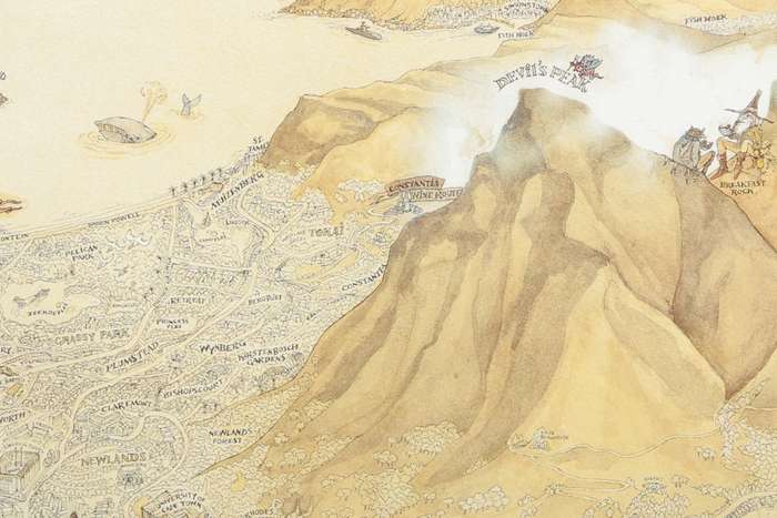 Africana Map Cape of Good Hope Africana