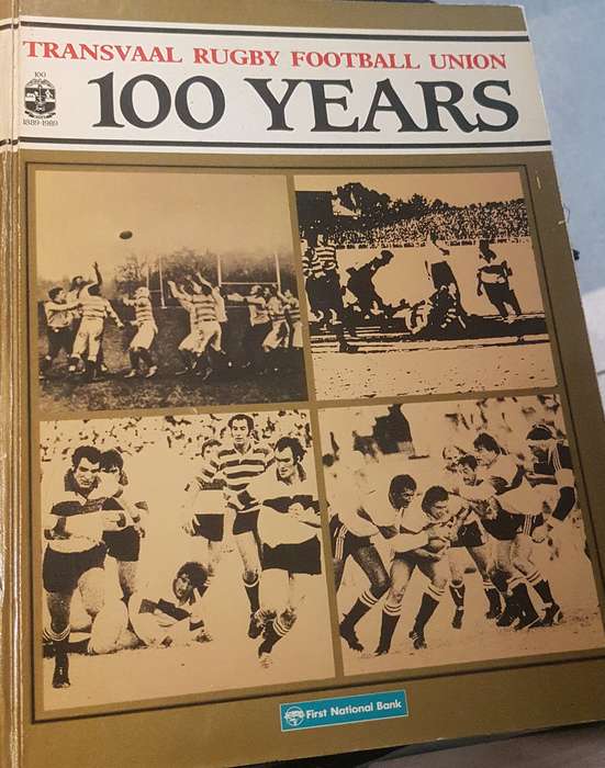 Rugby 100 Years Transvaal Rugby Union Rugby Book