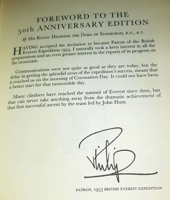 The Ascent of Everest Signed