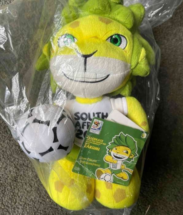 Zakumi New Sealed Official South Africa World Cup 2010 Zakumi football FIFA mascot
