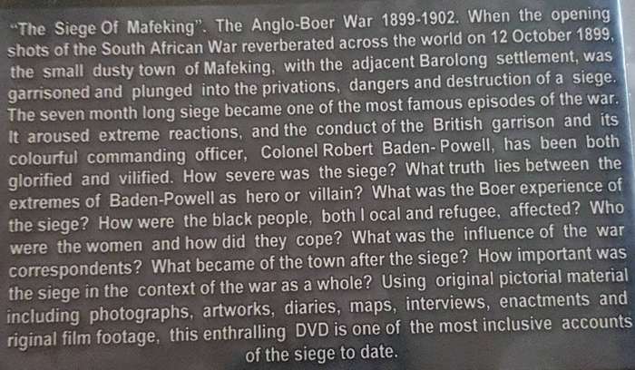 The Siege of Mafeking Dvd Anglo Boer War