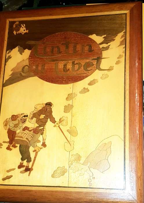 Tintin in Tibet Marquetry