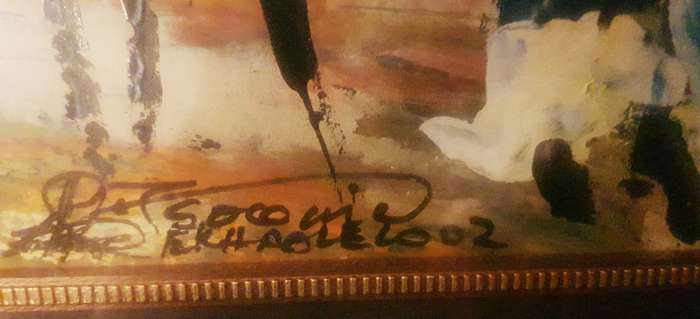 Solomon Sekhaolelo Painting