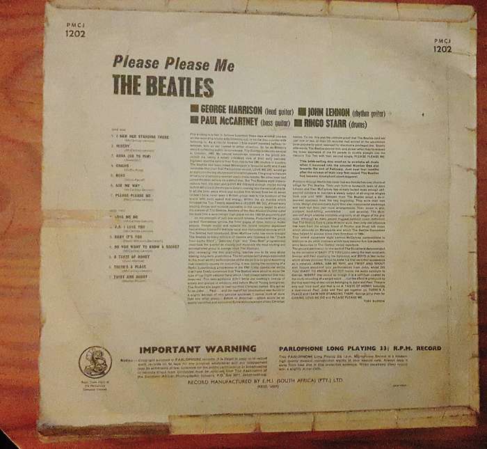 BEATLES Please Please Me Vinyl
