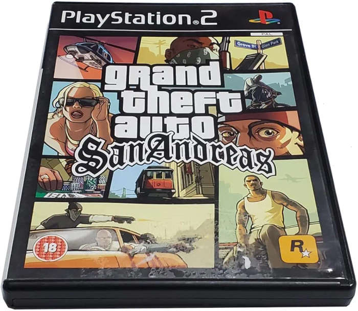 PS2 Grand Theft Auto San Andreas (GTA)