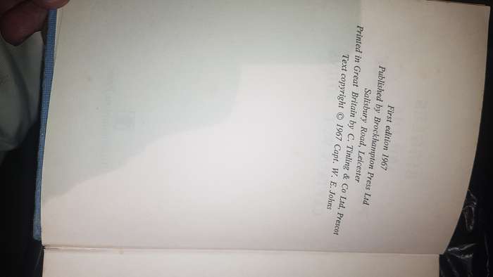 BIGGLES AND THE PENITENT THIEF FIRST EDITION BIGGLES