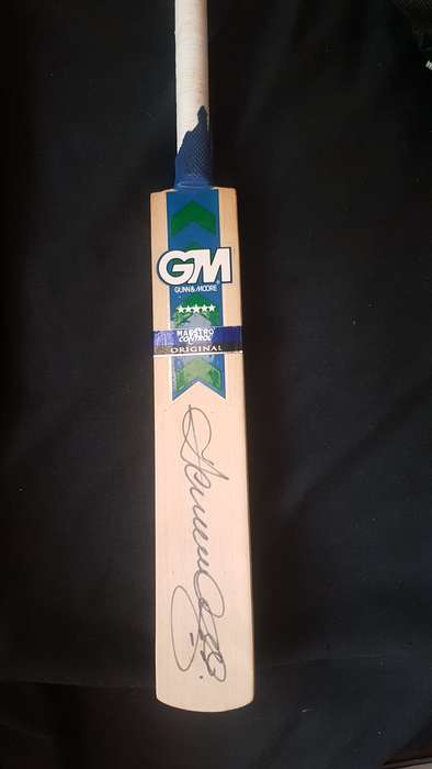 Cricket Bat Signed Herschelle Gibbs