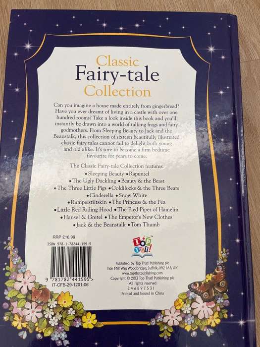 Classic Fairy Tale Collection Childrens Books