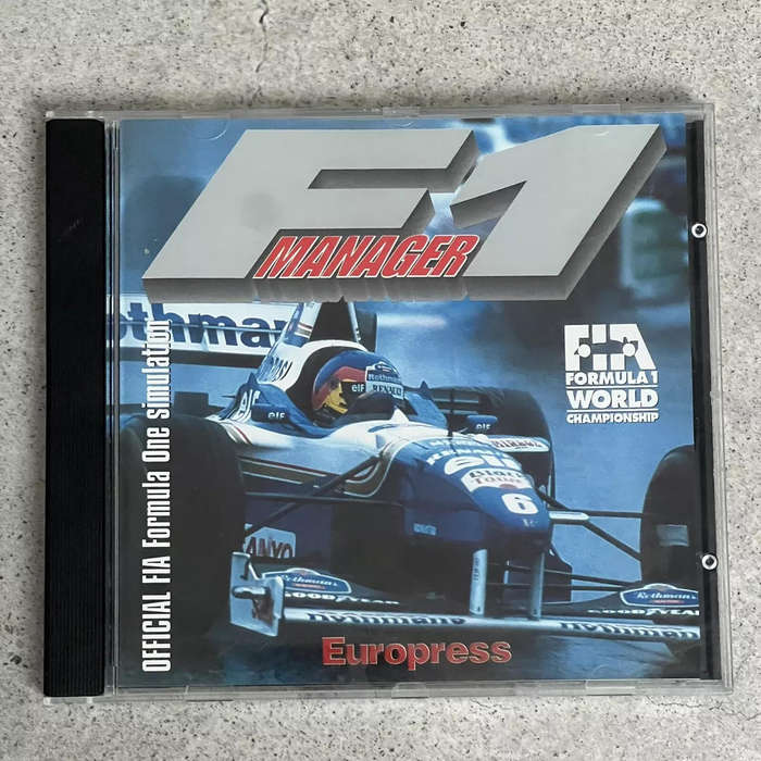 F1 MANAGER PC CD Rare