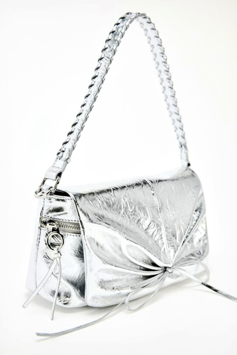 Silver Zara Crossbody Bag