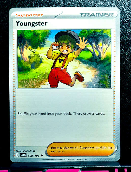 Pokemon Card - Youngster 198/198 - Trainer - Scarlett & Violet Base Set