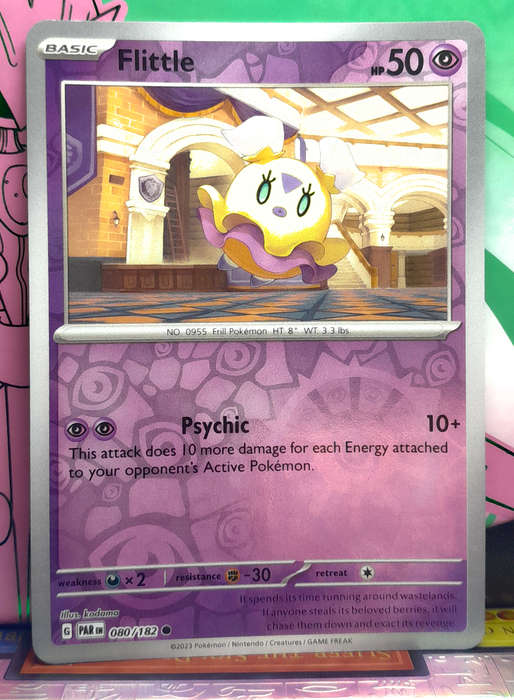Pokemon Card - Flittle 080/182 - Reverse Holofoil - Paradox Rift NM