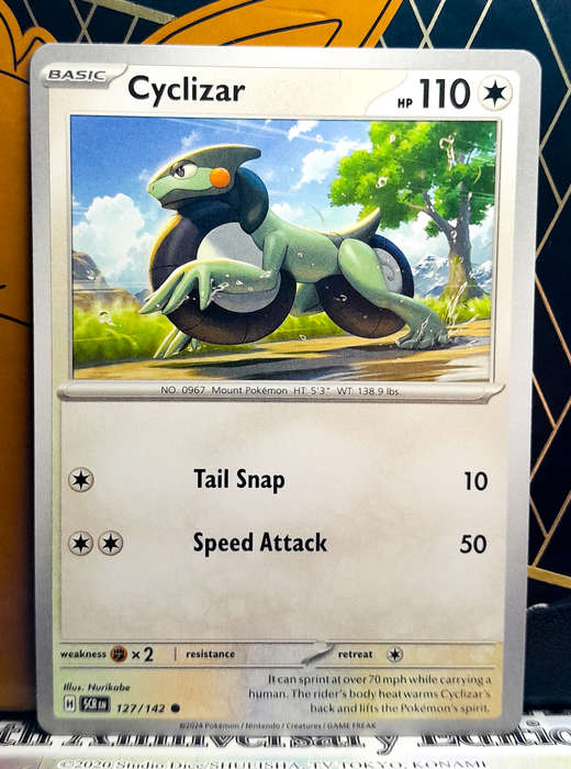 Pokemon Card - Cyclizar 127/142 - Common - Stellar Crown NM
