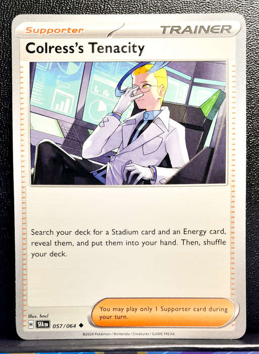 Pokemon Card - Colress's Tenacity 057/064 - Trainer - Shrouded Fable NM