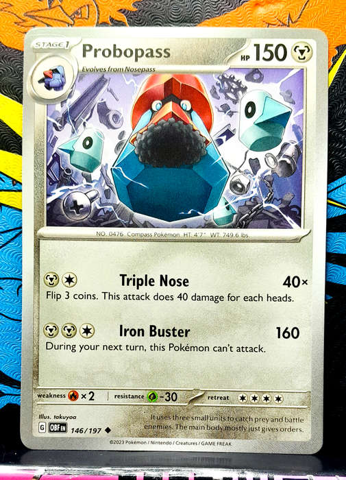 Pokemon Cards - Probopass 146/197 - Obsidian Flames
