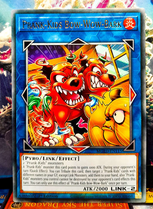 Yu-Gi-Oh! Card - Prank Kids Bow Wow Bark - Rare - MGED-EN115 - NM