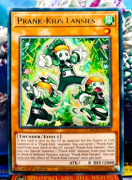 Yu-Gi-Oh! Card - Prank-Kids Fansies - 1st Edition  - Rare - MGED-EN109 - NM