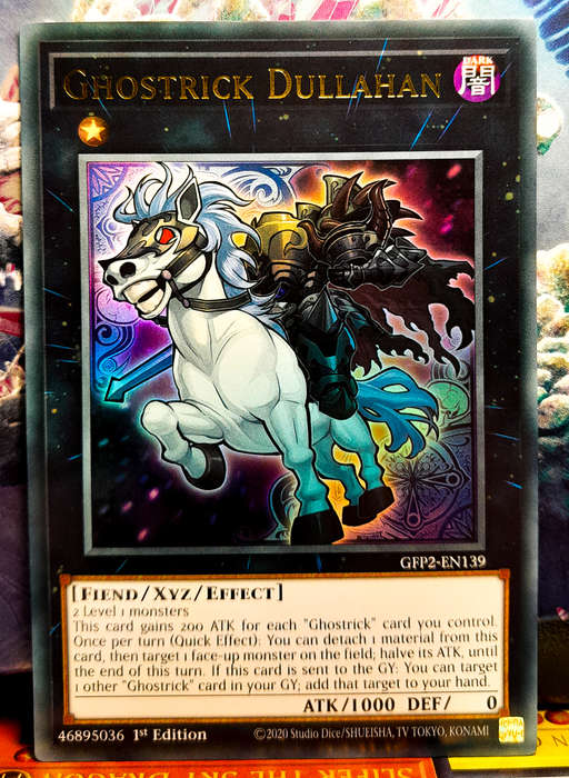 Yu-Gi-Oh! Card - Ghostrick Dullahan - 1st Edition  - Ultra Rare Holo - GFP2-EN139 - NM