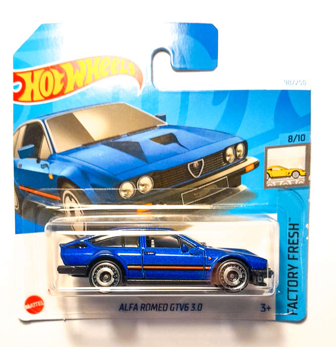 Hot Wheels - Alfa Romeo GTV6 3.0 - Blue - Factory Fresh