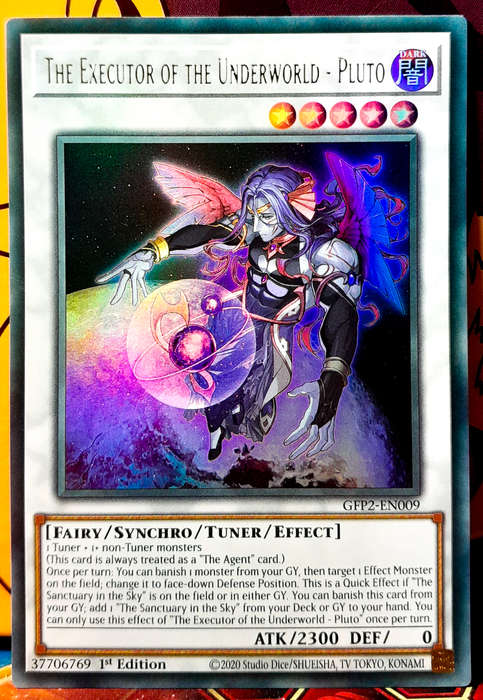 Yu-Gi-Oh! Card - The Executor of the Underworld -Pluto - Ultra Rare Holo - GFP2-EN009 - NM
